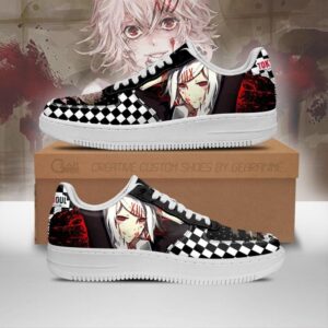 Baskets Air Force 1 Juuzou – Tokyo Ghoul – Motif damier