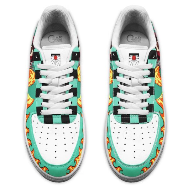 Baskets Air Force 1 Tanjiro Fureur sanglante – Demon Slayer – Image 2