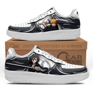 Baskets Air Force 1 Ichigo & Rukia – Bleach – Chaussures d’anime