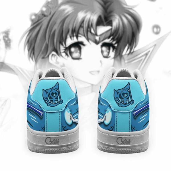 Baskets Air Force 1 Sailor Mercury – Sailor Moon – Image 3