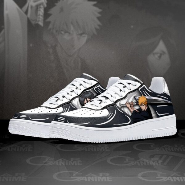 Baskets Air Force 1 Ichigo & Rukia – Bleach – Chaussures d’anime – Image 2