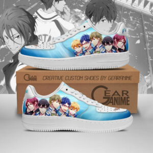 Baskets Air Force 1 Free! Iwatobi Swim Club – Chaussures d’anime