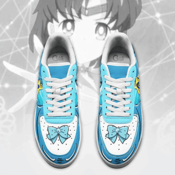 Baskets Air Force 1 Sailor Mercury – Sailor Moon – Image 4