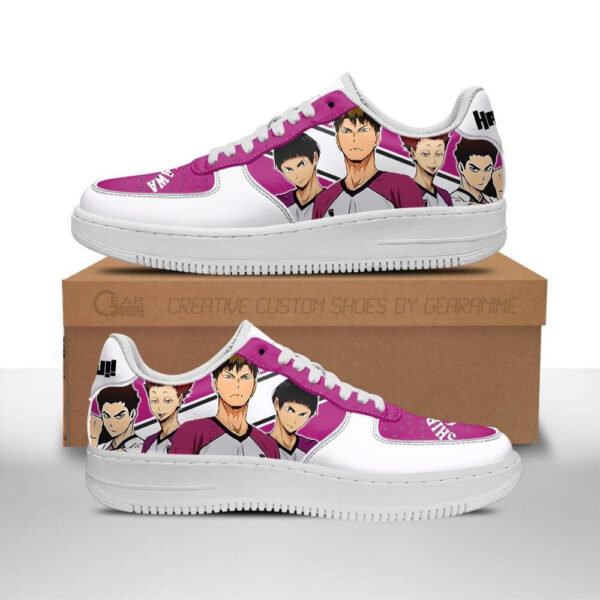 Baskets Air Force 1 Haikyuu!! Shiratorizawa – Équipe de volley