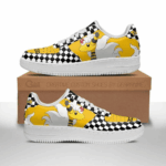 Baskets Air Force 1 Ampharos – Pokémon – Motif damier