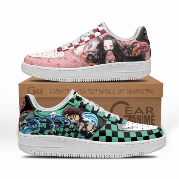 Baskets Air Force 1 Tanjiro & Nezuko – Demon Slayer