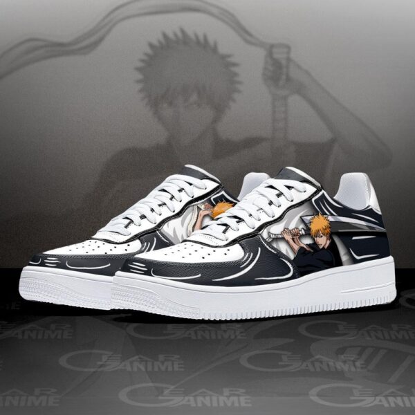 Baskets Air Force 1 Ichigo Kurosaki – Bleach – Chaussures d’anime – Image 2