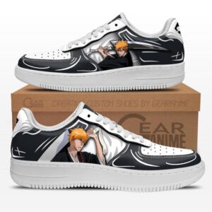 Baskets Air Force 1 Ichigo Kurosaki – Bleach – Chaussures d’anime