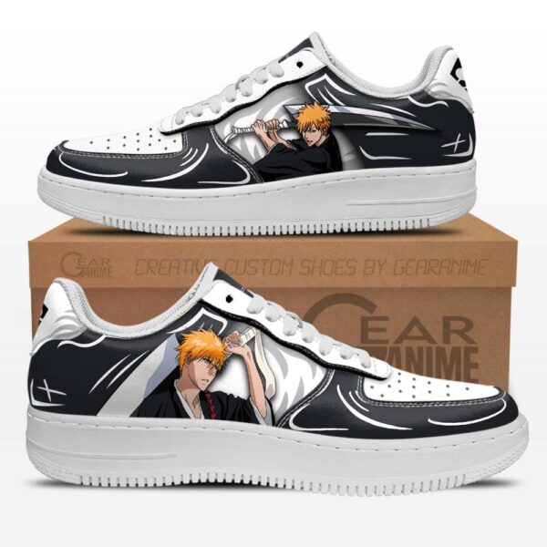 Baskets Air Force 1 Ichigo Kurosaki – Bleach – Chaussures d’anime