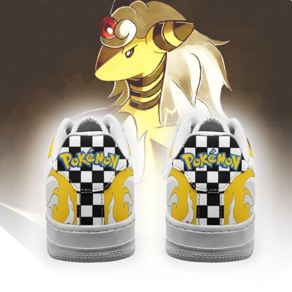 Baskets Air Force 1 Ampharos – Pokémon – Motif damier – Image 3