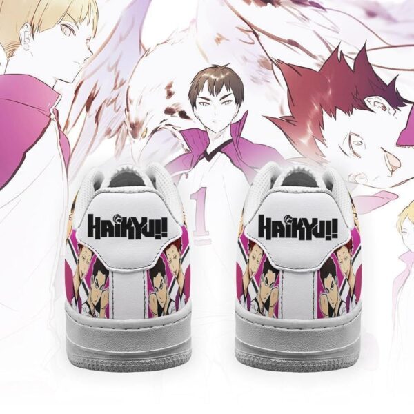 Baskets Air Force 1 Haikyuu!! Shiratorizawa – Équipe de volley – Image 3