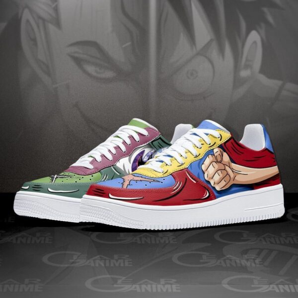 Baskets Air Force 1 Zoro & Luffy – One Piece – Image 2