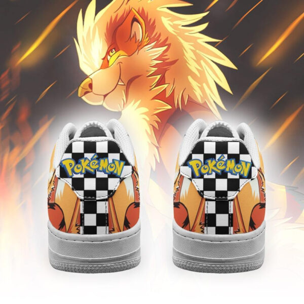 Baskets Air Force 1 Arcanin – Pokémon – Motif damier – Image 3
