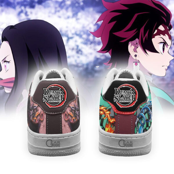 Baskets Air Force 1 Tanjiro & Nezuko – Demon Slayer – Image 3