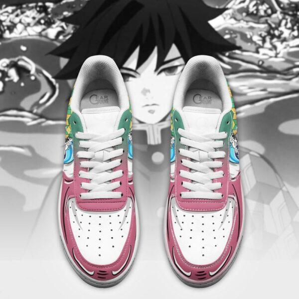 Baskets Air Force 1 Giyu Tomioka – Demon Slayer – Souffle de l’eau – Image 4