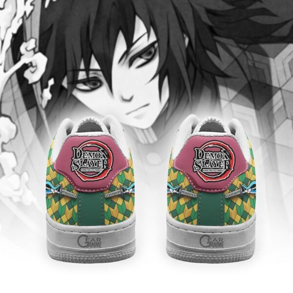 Baskets Air Force 1 Giyu Tomioka – Demon Slayer – Souffle de l’eau – Image 3