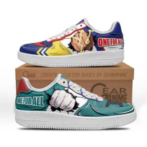 Baskets Air Force 1 All Might & Deku – My Hero Academia