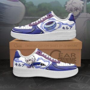 Baskets Air Force 1 Killua Zoldyck – Hunter x Hunter
