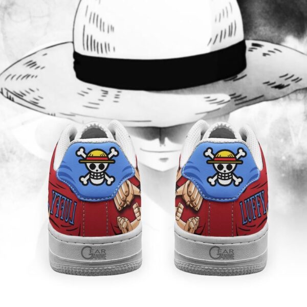 Baskets Air Force 1 Luffy Gomu Gomu – One Piece – Chaussures d’anime – Image 3