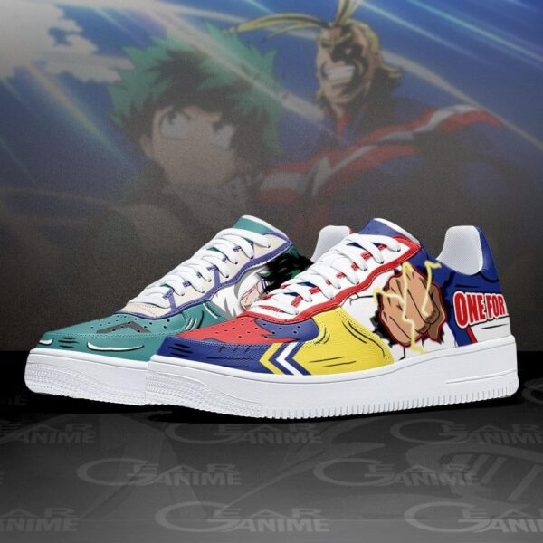 Baskets Air Force 1 All Might & Deku – My Hero Academia – Image 2