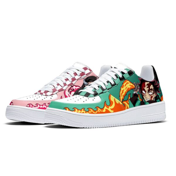 Baskets Air Force 1 Nezuko & Tanjiro – Demon Slayer – Image 4
