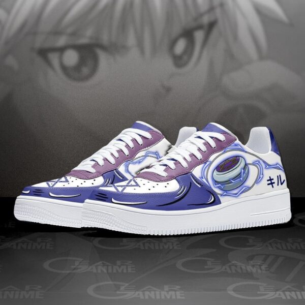 Baskets Air Force 1 Killua Zoldyck – Hunter x Hunter – Image 2