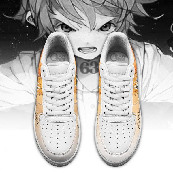 Baskets Air Force 1 Emma – The Promised Neverland – Cadeau pour fans d’anime – Image 2