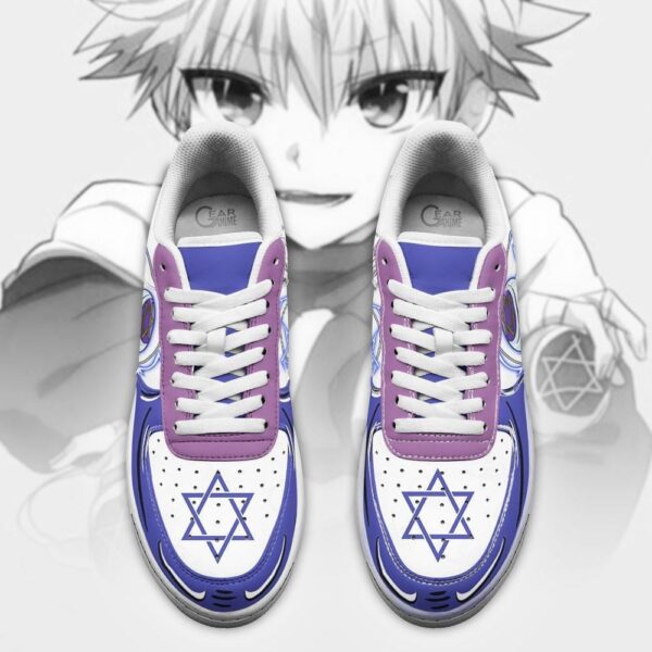 Baskets Air Force 1 Killua Zoldyck – Hunter x Hunter – Image 4