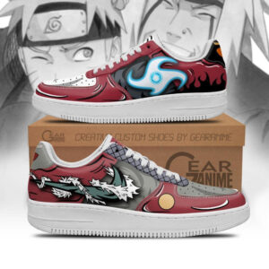 Baskets Air Force 1 Touka – Tokyo Ghoul – Motif damier 2
