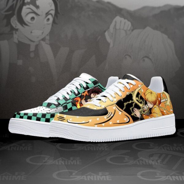 Baskets Air Force 1 Tanjiro & Zenitsu – Demon Slayer – Image 2