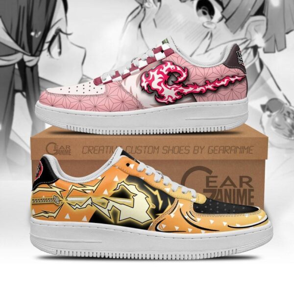 Baskets Air Force 1 Nezuko & Zenitsu – Techniques – Demon Slayer