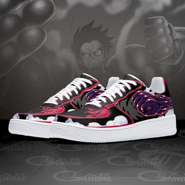 Baskets Air Force 1 Luffy – Gear 4 – One Piece – Image 2