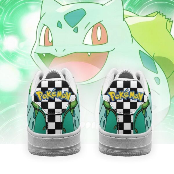 Baskets Air Force 1 Bulbizarre – Pokémon – Motif damier – Image 3