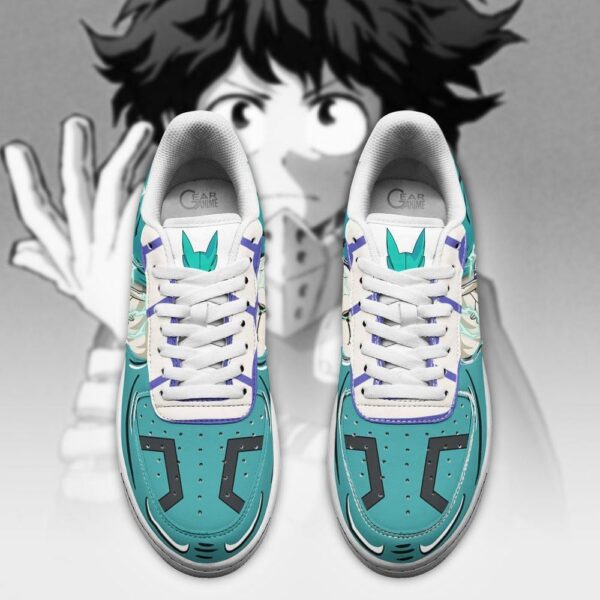 Baskets Air Force 1 Deku Delaware Smash – My Hero Academia – Design animé – Image 3