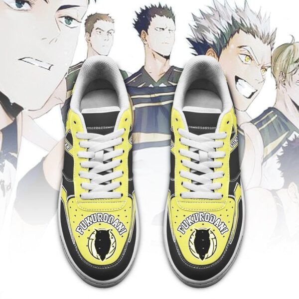 Baskets Air Force 1 Haikyuu!! Fukurodani – Uniforme scolaire – Image 2