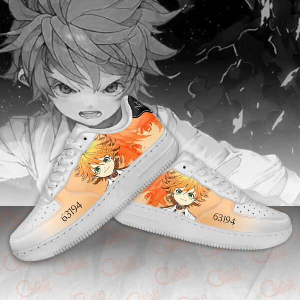 Baskets Air Force 1 Emma – The Promised Neverland – Cadeau pour fans d’anime – Image 4