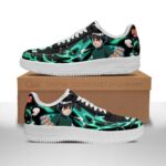 Baskets Air Force 1 Rock Lee – Chaussures cuir – Naruto