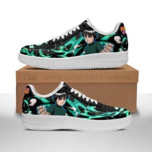 Baskets Air Force 1 Rock Lee – Chaussures cuir – Naruto
