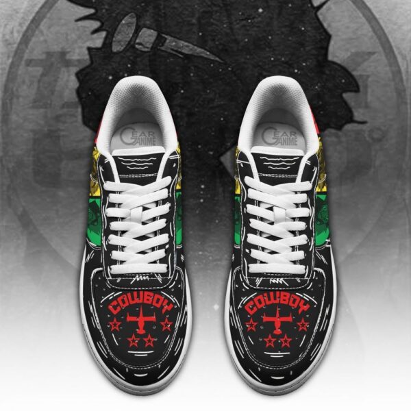 Baskets Air Force 1 Edward Wong – Cowboy Bebop – Chaussures d’anime rétro – Image 2