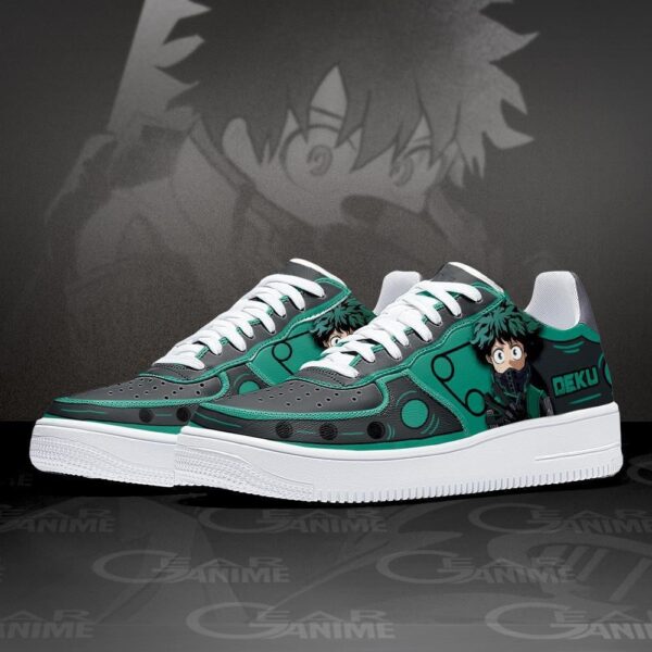 Baskets Air Force 1 Deku Mousquetaire – My Hero Academia – Image 2