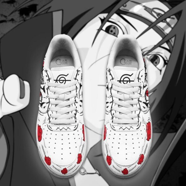 Baskets Air Force 1 Itachi – Yeux du Sharingan – Chaussures d’anime - Baskets Naruto – Image 4