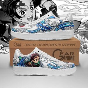 Baskets Air Force 1 Tanjiro – Eau – Demon Slayer