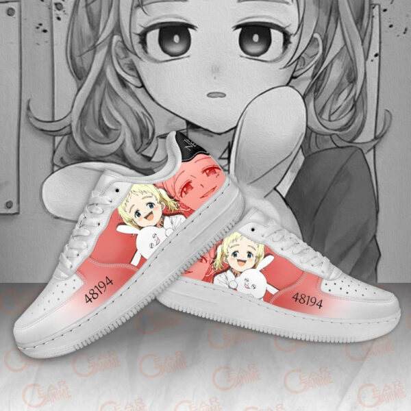 Baskets Air Force 1 Conny – The Promised Neverland – Cadeau fan d’anime – Image 4