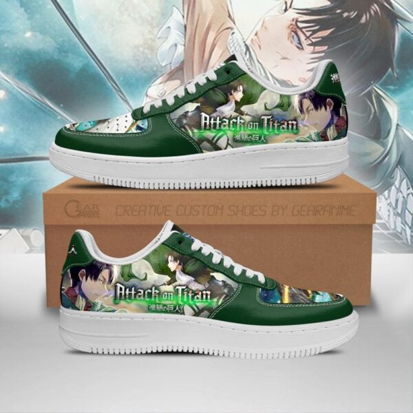 Baskets Air Force 1 Levi Ackerman – L’Attaque des Titans