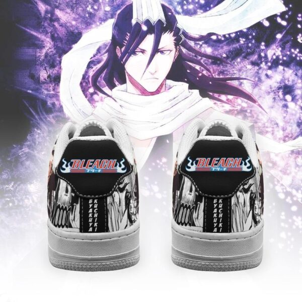 Baskets Air Force 1 Byakuya – Bleach – Cadeau parfait pour fans d'anime – Image 3
