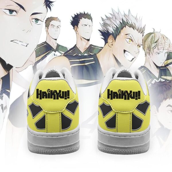 Baskets Air Force 1 Haikyuu!! Fukurodani – Uniforme scolaire – Image 3
