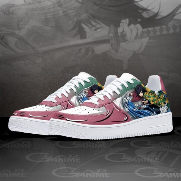 Baskets Air Force 1 Giyu Tomioka – Demon Slayer – Chaussures d’anime 2 – Image 2