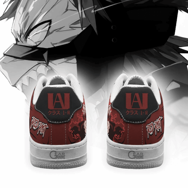 Baskets Air Force 1 Eijiro Red Riot – My Hero Academia – Chaussures d’anime – Image 3