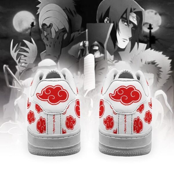 Baskets Air Force 1 Akatsuki – Version blanche - Baskets Naruto – Image 3