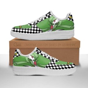 Baskets Air Force 1 Gardevoir – Pokémon – Motif damier